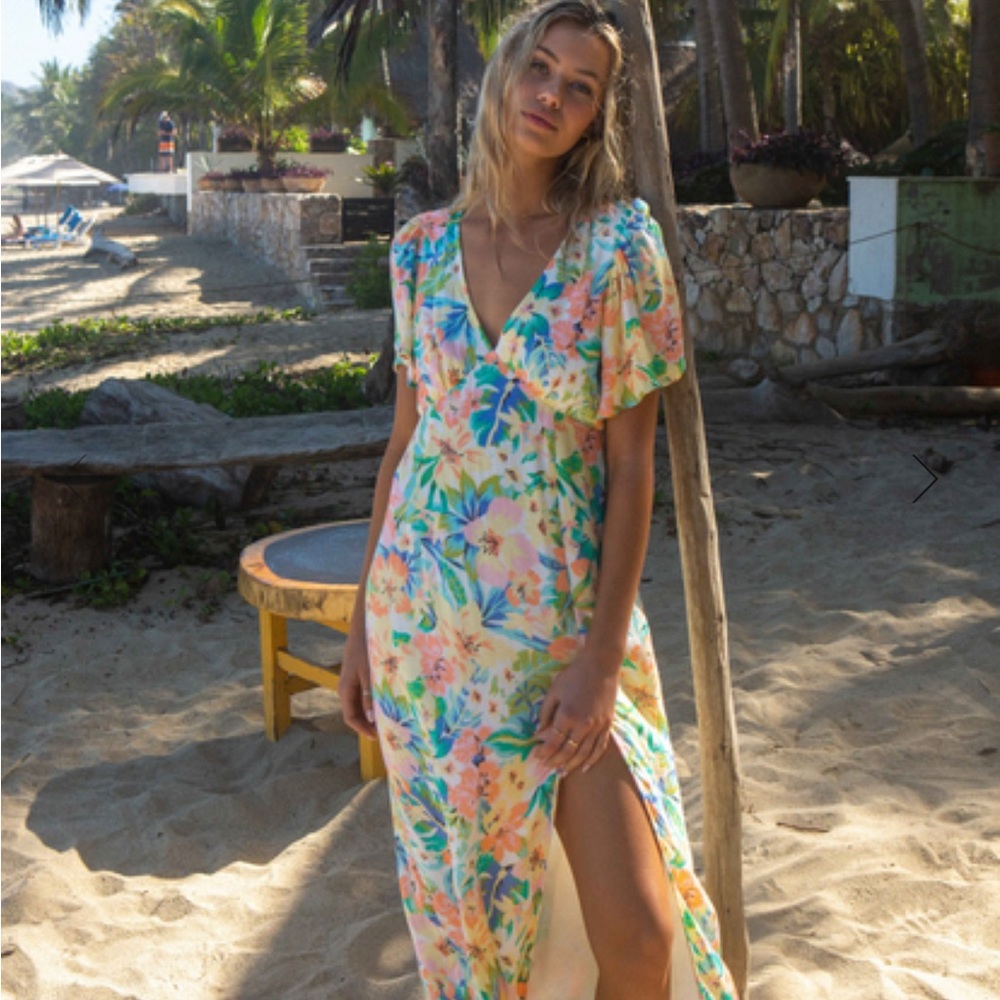 BNWT Billabong Jet Set Midi Dress